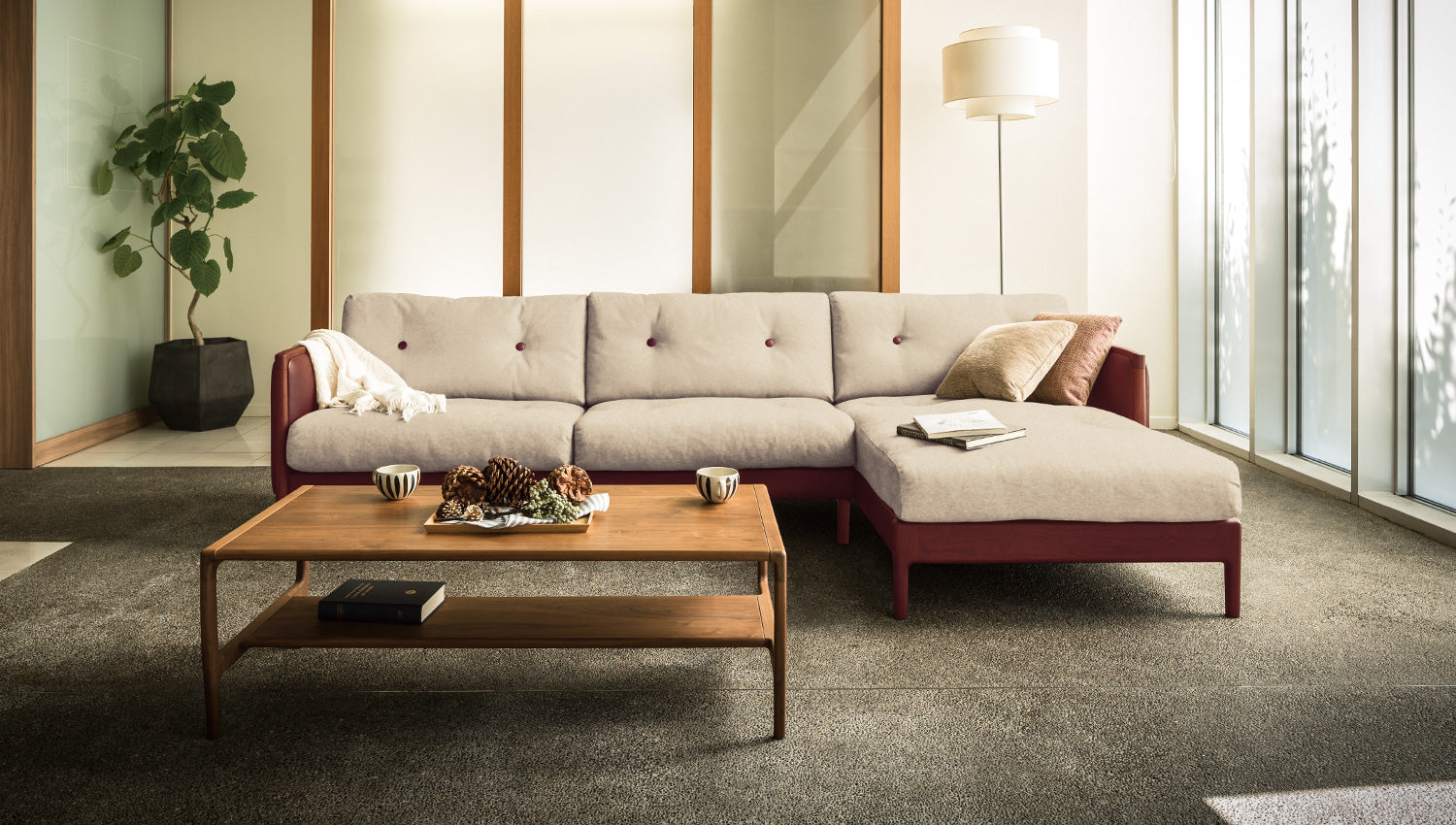 リビングコーディネートのヒント。心地よい空間を作る