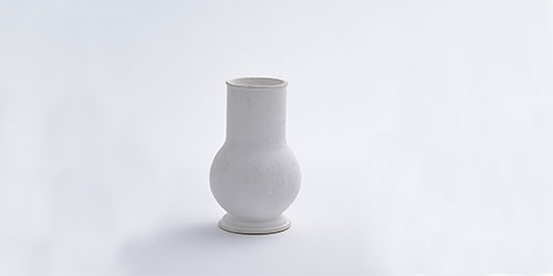 flower vase/胡粉(シロ)