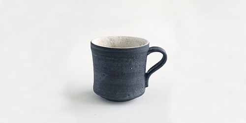 mug cup/susu+hibi(黒+白)